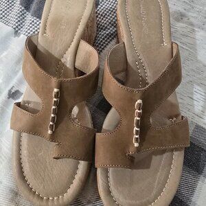 Donald J Pliner Wedge Sandles Womens Shelee 8.5M